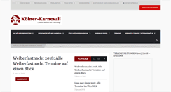 Desktop Screenshot of koelner-karneval.org